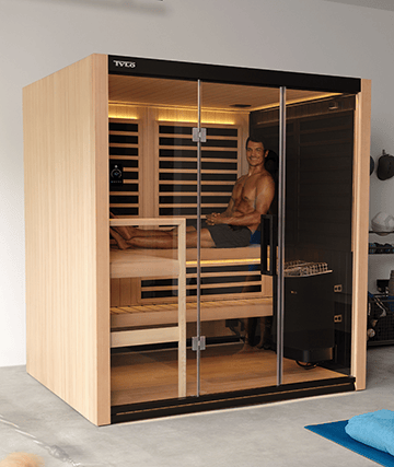 One sauna - Hybrid image